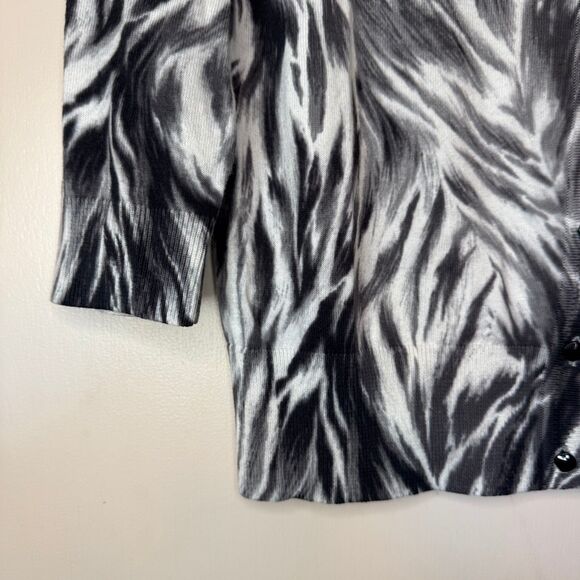 TALBOTS women's size small S 3/4 sleeve lightweight button cardigan sweater - Picture 6 of 10